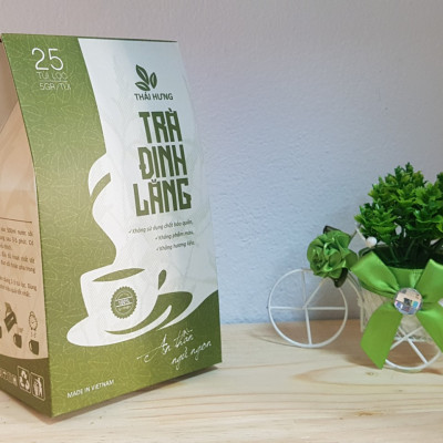 Combo 05 hộp Trà ĐINH LĂNG Thái Hưng  An thần, giảm stress, ngủ ngon