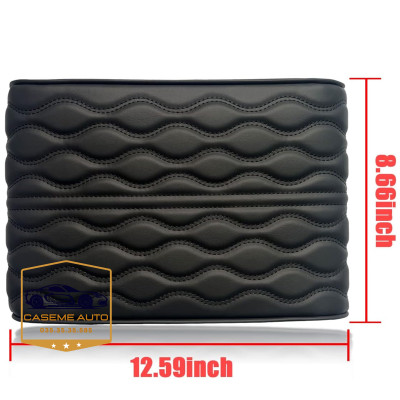 Đệm Tỳ Tay Ô Tô Cao Su Non Nguyên Khối Bọc Da Nappa – Êm Ái, Chống Mỏi, Thư Giãn Khi Lái Xe - Hàng Chính Hãng