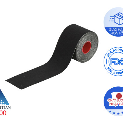 Băng dán cơ giảm đau X100 Phiten titanium tape x100 stretched PU752029