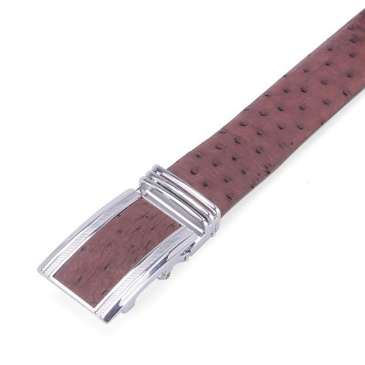 Thắt lưng nam Huy Hoàng da đà điểu bản lớn da hột nhiều màu HP4433-34-35-36