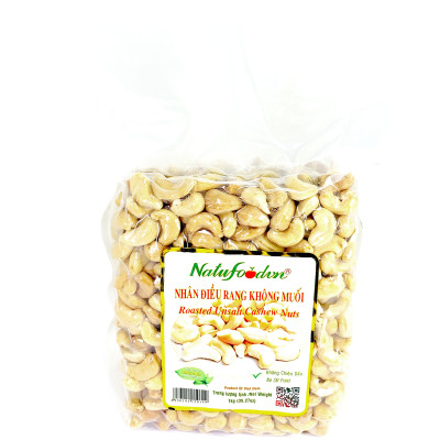 Nhân Hạt Điều Rang Không Muối Cao Cấp 1kg - Natufoodvn