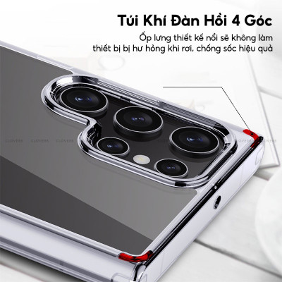 Ốp lưng chống sốc trong suốt cho Samsung Galaxy S22 Ultra hiệu Likgus Crashproof giúp chống chịu mọi va đập - hàng nhập khẩu