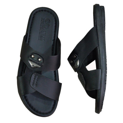 Dép Nam Quai Ngang Da Bò Thật TiTi ĐÔ Cao Cấp DNA2226