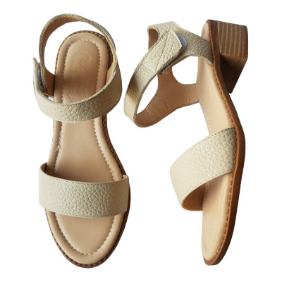Giày Sandal Cao Gót BIGGBEN Da Bò Thật Cao 4 Phân SDCG88