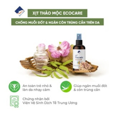 Xịt Thảo Mộc Ecocare chữa muỗi đốt, ngăn côn trùng cắn 50ml