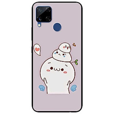 Ốp lưng dành cho Realme C15 mẫu Ba Bé Bánh Bao
