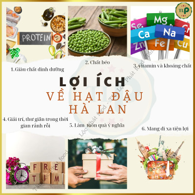 ĐẬU HÀ LAN SẤY TỎI ỚT GIÒN NGON TÂN LỘC PHÁT