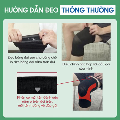 Đai bảo vệ đầu gối loại mềm Phiten supporters knee soft type AP253014/AP253016
