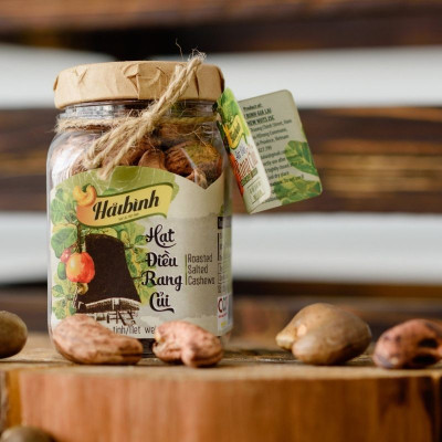 Hũ hạt điều rang củi Hải Bình 110g