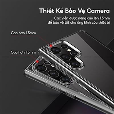 Ốp lưng chống sốc trong suốt cho Samsung Galaxy S25 / Galaxy S25 Plus / S25 Ultra Likgus Crashproof giúp chống chịu mọi va đập - Hàng chính hãng