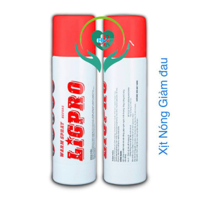 Chai xịt nóng Ligpro giảm đau sau chấn thương Warm spray , 200ml