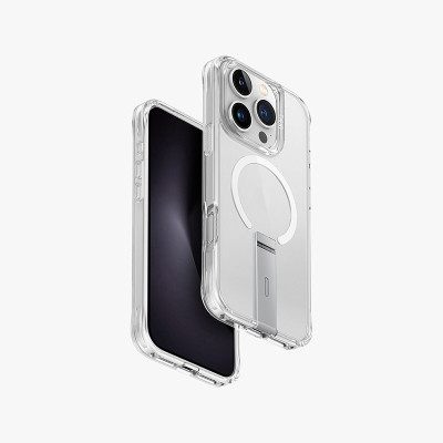 Ốp Lưng UNIQ ELEVA Cho iPhone 16 Pro Max Có Chân Đế Bằng Nhôm Cho Góc Nhìn Hoàn Hảo Tương Thích Sạc Không Dây MagClick Hàng Chính Hãng