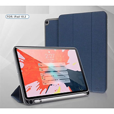 Bao da iPad Gen 9 2021 chính hãng Mutural kèm khay đựng bút - hàng nhập khẩu