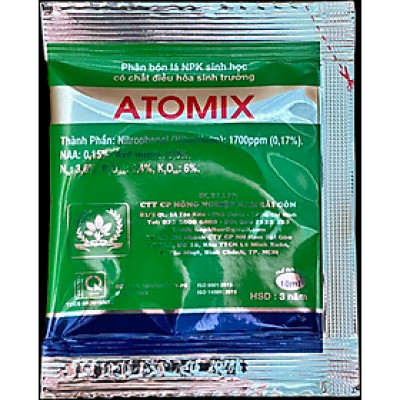 Phân bón láATOMIX 10ml - Sản phẩm điều hoà sinh trưởng cây trồng trên lúa và hoa kiểng