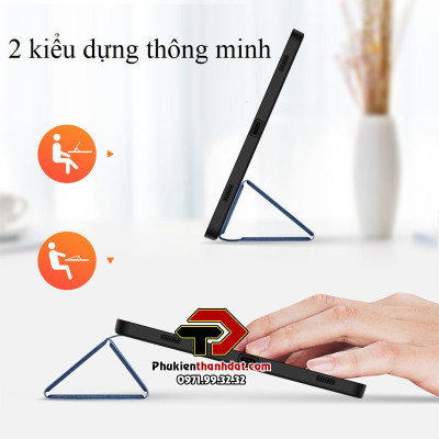 Bao da chống sốc có ngăn bút cho SamSung Galaxy Tab S9 FE chính hãng Dux Ducis Domo - Hàng chính hãng