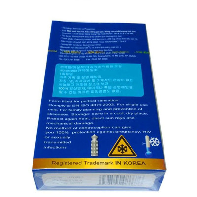 Bao Cao Su Gân Gai Bạc Hà The Mát Power Men Frozen (H12) - 100% Hàng Chính Hãng - Che Tên Sản Phẩm