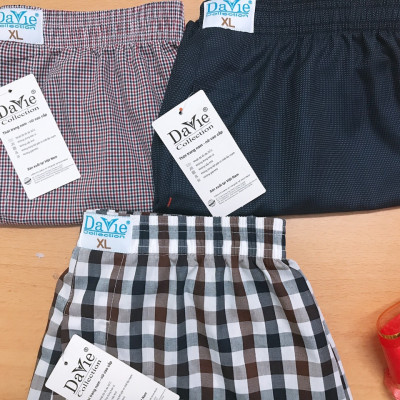 Combo 6 quần đùi mặc nhà nam cao cấp kate 100% cotton