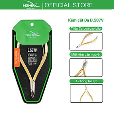 Kềm Cắt Da Thép Chuyên Dụng Mạ Vàng KỀM NGHĨA D.507V