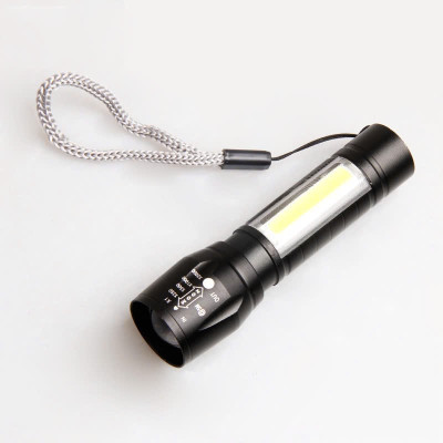Đèn Pin Mini Tích Điện mini hộp xanh