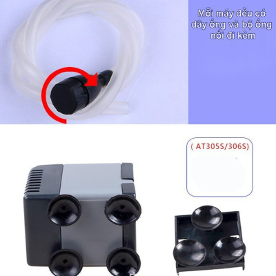 Máy bơm nước Atman AT 304S 8W 800L/Hr cho hồ cá cảnh mini siêu bền, Bảo hành uy tín