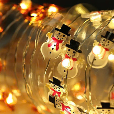 Dây Đèn Led 20 Bóng Họa Tiết Người Tuyết Dài 2M
