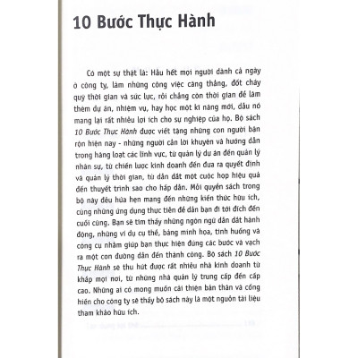 10 Bước thực hành - Quản lý thời gian