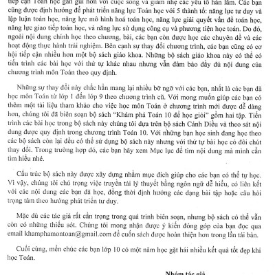 Sách tham khảo- Khám Phá Toán 10: Để Học Giỏi - Tập 1 (Dùng Kèm SGK Cánh Diều)_HA