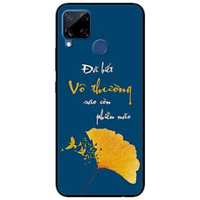 Ốp lưng dành cho Realme C15 mẫu Chiếc Lá Vô Thường