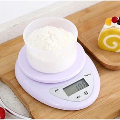 Cân điện tử mini, cân tiểu ly dùng trong nhà bếp loại 5kg