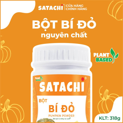 Bột Bí Đỏ nguyên chất SATACHI. Hộp 318g và