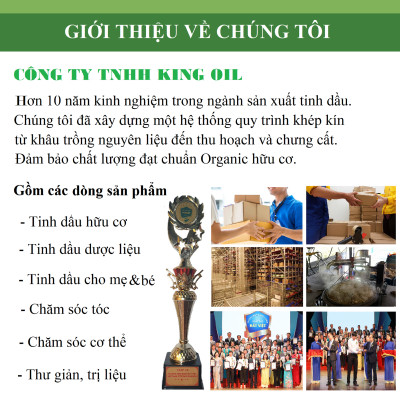 Tinh dầu Sả Java nguyên chất tự nhiên, xông phòng, khử mùi, thơm phòng, đuổi muỗi, thư giản - KingOil
