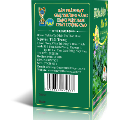 Combo 5 Hộp Trà Đen Lá Sen Giúp Giảm Cân An Toàn Cho Eo Thon Dáng Đẹp - Nguyên Thái Trang (Hộp 2gr X 50 Gói)