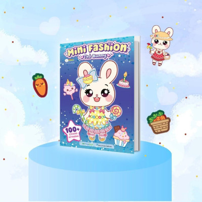 Sách Mini Fashion - Bóc Dán Hơn 500+ Stickers Váy, Phụ Kiện Xinh Đẹp Cho Bé Gái - Combo 5 Cuốn - Megabook