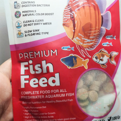 Thức ăn cá Dr+ Premium Brine Shrimp Tablets cám dán viên artemia bể cá tép cảnh