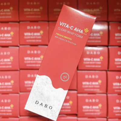 Sữa rửa mặt DABO Vitamin C-AHA Whip Foam giúp cải thiện và làm đều màu da 150ml Women Skincare Dưỡng Da Dưỡng Ẩm Da Làm Đẹp Da