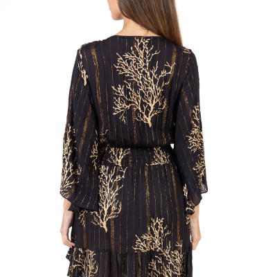 Đầm Vẽ Ánh Kim Cotton Isla Bonita