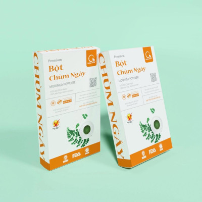 Bột Chùm Ngây Sấy Lạnh Nguyên Chất Hộp 30g - Bột dinh dưỡng ăn dặm cho bé, tăng cường sức khỏe