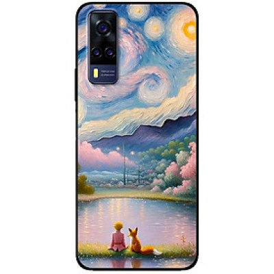 Ốp lưng cho Vivo V23e - Y31 - Y51 - Y55 - Y55s - Y55 2022 - Cậu Vàng Ngắm Hoàng Hôn - Hàng Chính Hãng