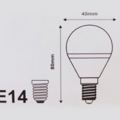 BÓNG ĐÈN LED BÚP G45 ĐUÔI E14 CÔNG SUẤT 5W 