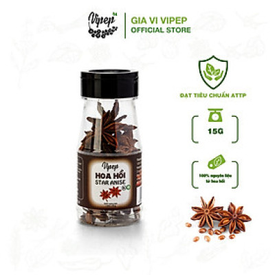 Bột gia vị tự nhiên Vipep hành bột, tỏi bột, tiêu, bột quế, hoa hồi, sả bột, nghệ bột, thì là, mắc kén, đinh hương - Gia vị Vipep