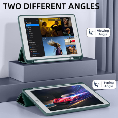 Bao da TPU cho iPad 10.2-inch Gen 7, Gen 8, Gen 9 Smart Case có khay đựng bút pencil  - Hàng chính hãng