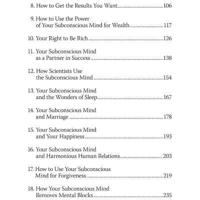 The Power of Your Subconscious Mind