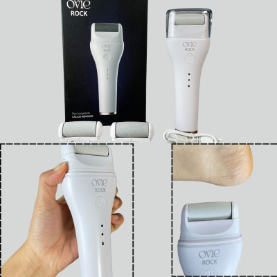 Máy chà da chết gót chân OVIE ROCK giảm cục chai nứt nẻ gót chân, khuỷu tay