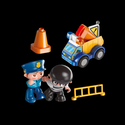 FEELO - 42004 - Lắp Ráp Đồn Cảnh Sát Cao Tầng (175 Chi Tiết)