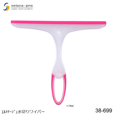 Cây lau kính cầm tay Seiwa-Pro lưỡi gạt Silicon 24.5cm - Hàng nội địa Nhật nhập khẩu Chính Hãng- GIAO MÀU NGẪU NHIÊN