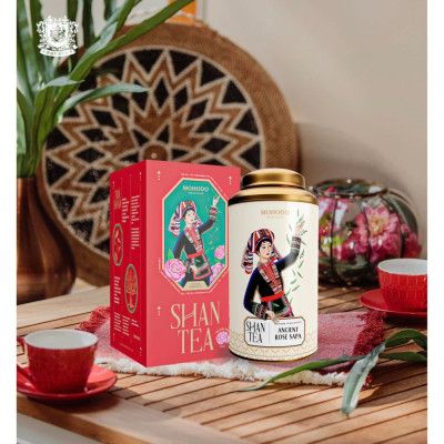Trà shan ướp hoa Hồng cổ thượng hạng-80g-Mohodo