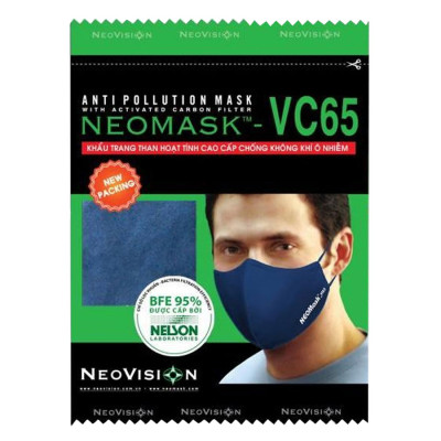 Bộ 3 Khẩu Trang Neovision Neomask Vc - 65 (Xanh)