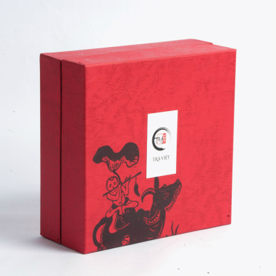 Hộp quà tặng nhà giáo Tri Kỉ giấy Trà Việt - Trà Sen, Lài