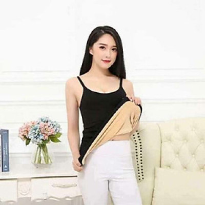 Áo 2 Dây GÂN TĂM Giữ Nhiệt Lót Lông  Ấm Dành Cho Nữ