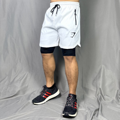 Quần đùi 2 lớp tập gym nam DOGYMSHOP chất vải dù thoáng mát QG2L5